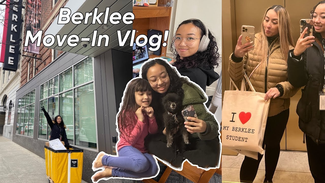 moving into my dream college (berklee college of music) | vlog #13