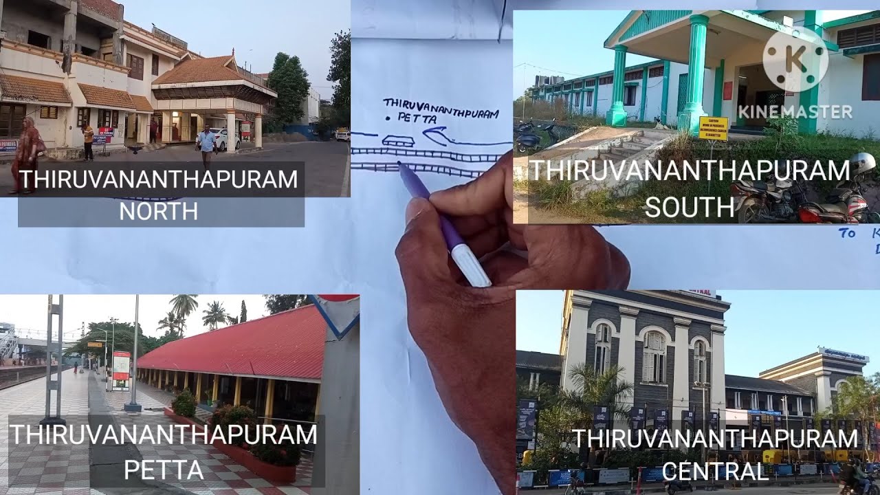 89. 4തിരുവനന്തപുരം റെയിൽവേ സ്റ്റേഷനുകൾ /4 Railway stations on Thiruvananthapuram named.