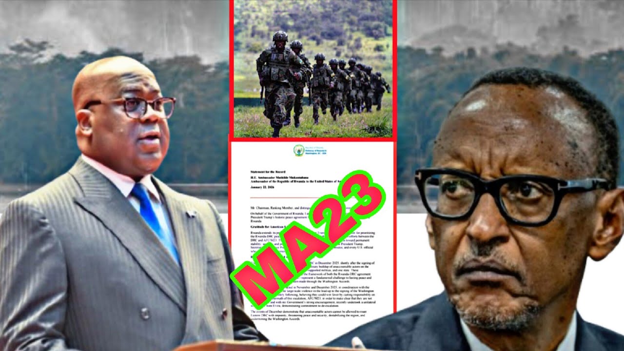 AMAKURU ATEYUBWOBA NONEHO U RWANDA RWEMEYE KO RUKORANA MA M23 RDC IRARAKAYEYE ITEGUJE INTAMBARA URDA