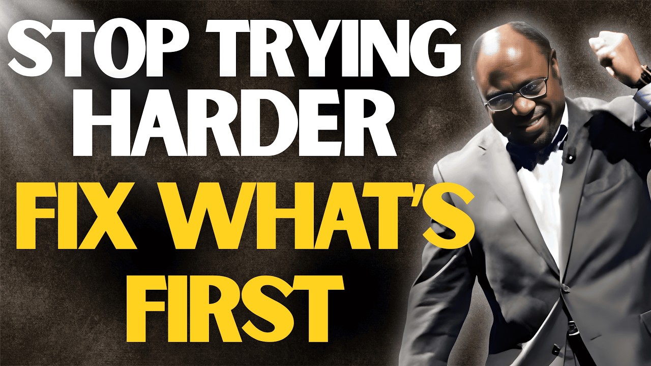 Myles Munroe: STOP Trying Harder—PRIORITY Unlocks What Effort Never Could
