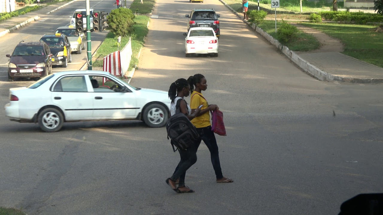 Driving Through the University of Cape Coast - Ghana Nov 2018 Tour