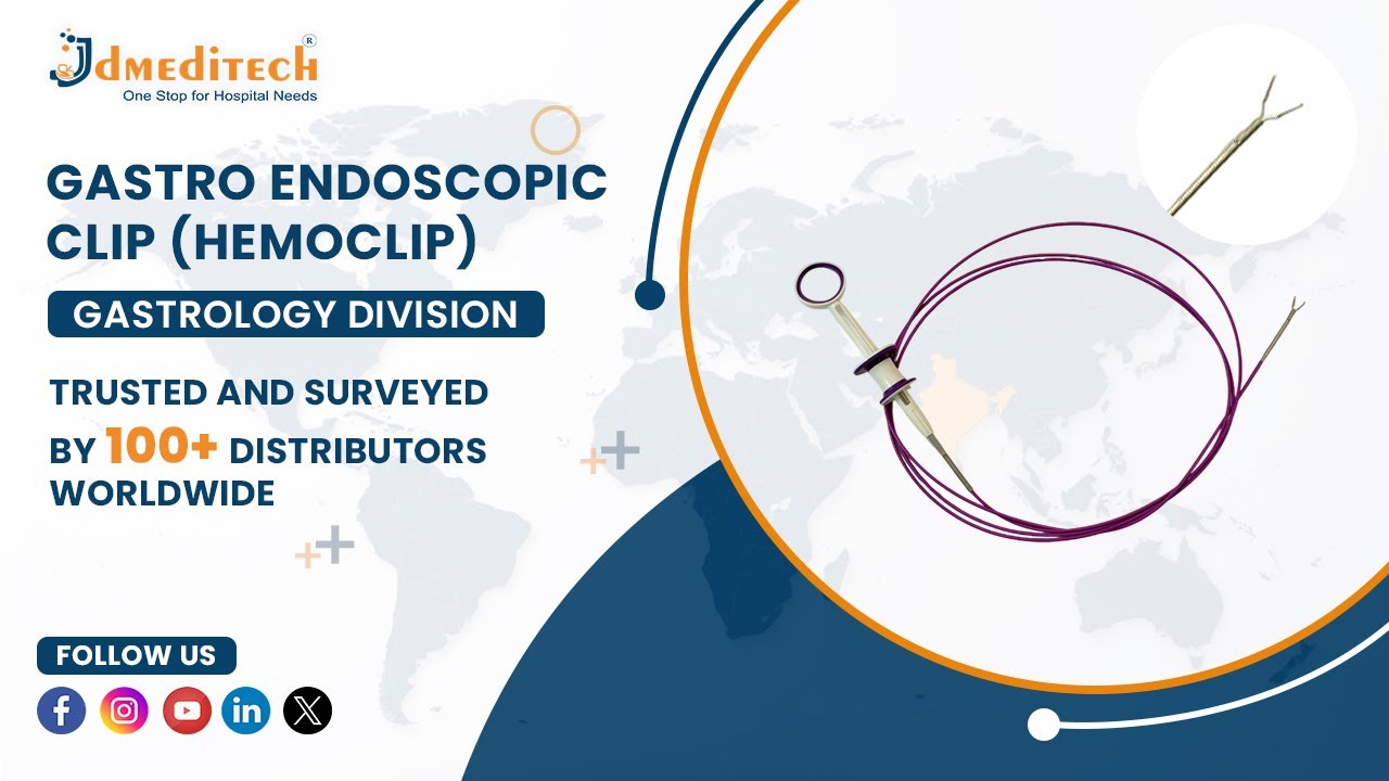 Endoscopic Clip | Hemostatic Clip | GI Endoscopy Clip | Endo Hemoclip | JDmeditech