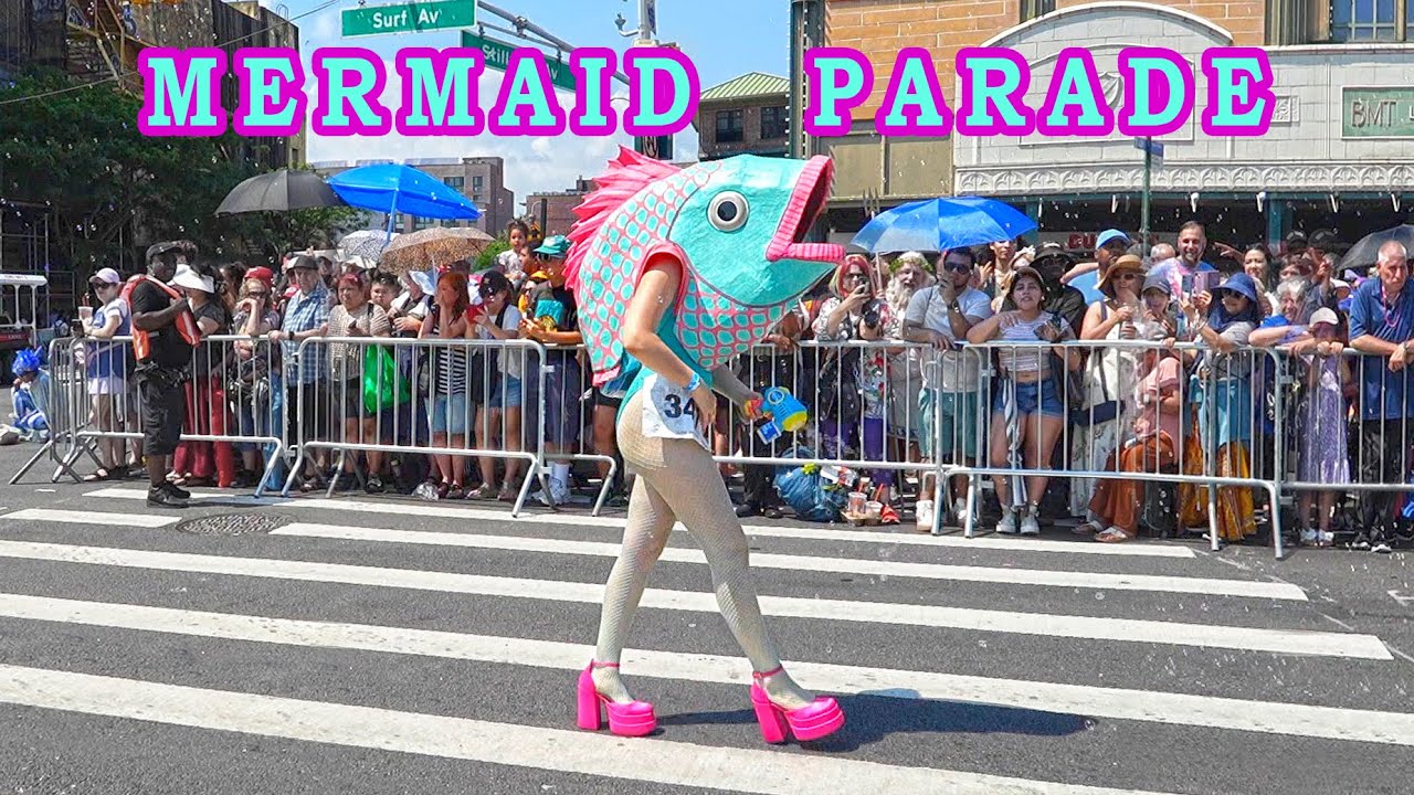 The Spectacle of the NYC Brooklyn Coney Island Mermaid Parade, 6/21/2025