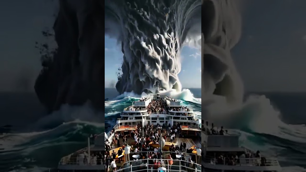 Giant Waves Hit Cruise Ship 🌊🚢 Real Footage Caught on Camera!