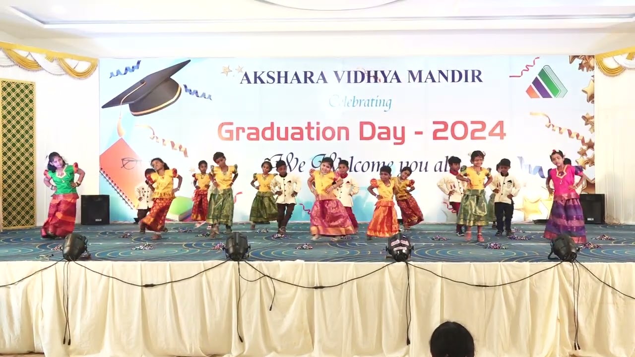 Akshara Vidhya Mandir School, Madathukulam | Graduation Day - 2024 | Thithimitha Dance