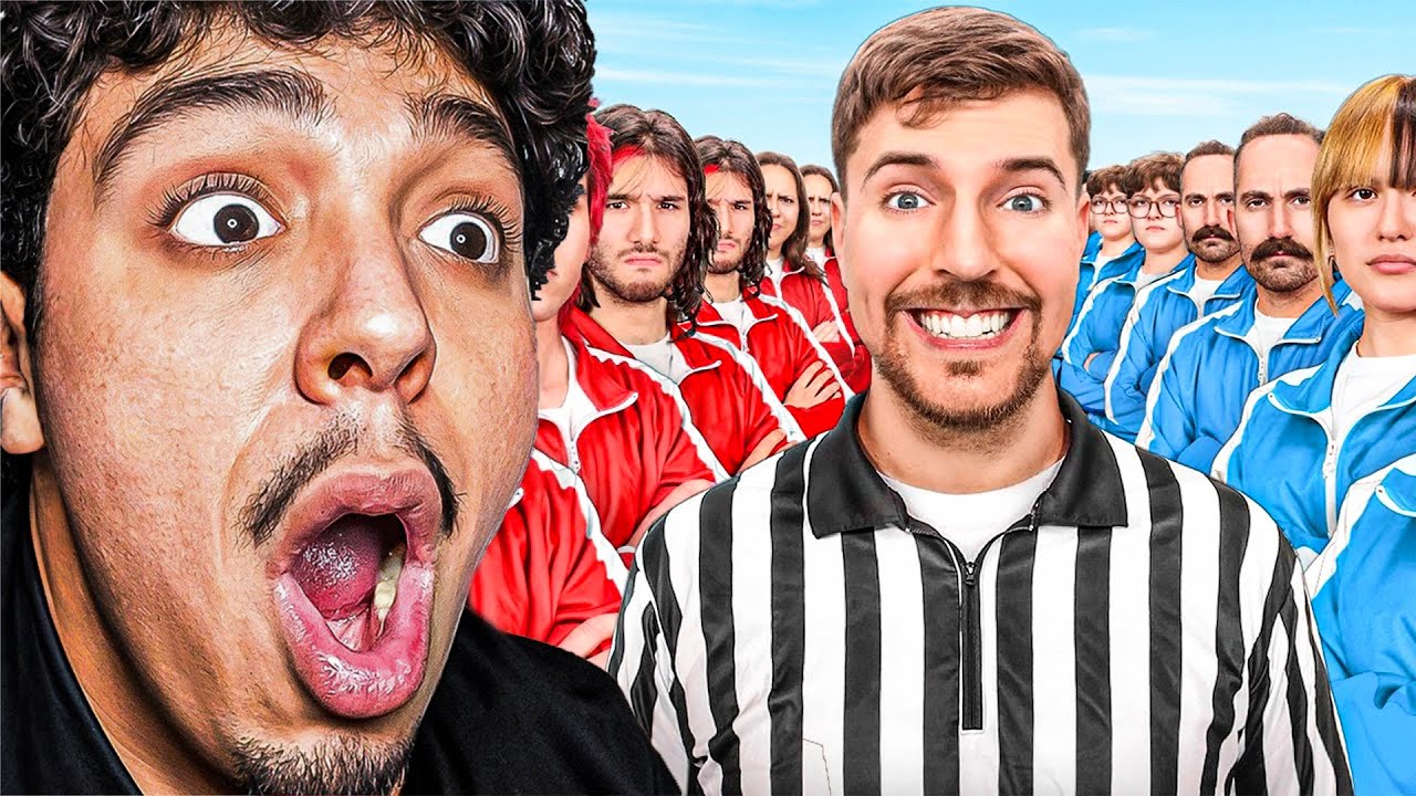 FLAMBY REAGIT A MRBEAST 100 JUMEAUX SE BATTENT POUR 250 000 $