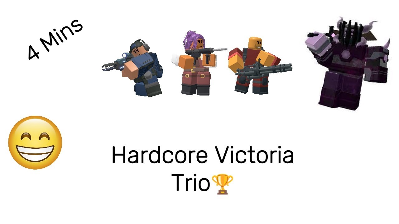Roblox TDS Hardcore Victoria - Trio 4 Mins