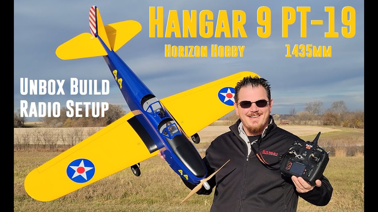 Horizon Hobby - Hangar 9 - PT-19 - 1435mm - Unbox, Build, & Radio Setup