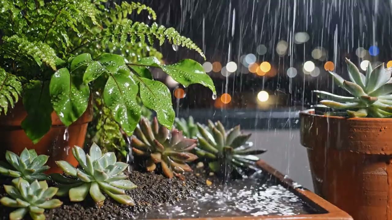 High-Quality Rain Sounds For Deep Sleep And Stress Relief At Night | LeafTones