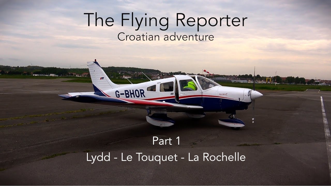 Flying in Europe Part1, The Flying Reporter, PA28