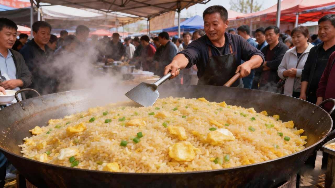 安徽广德13元蛋炒饭，40多道菜免费吃，位数不多的实惠小店【阿魏的日常】