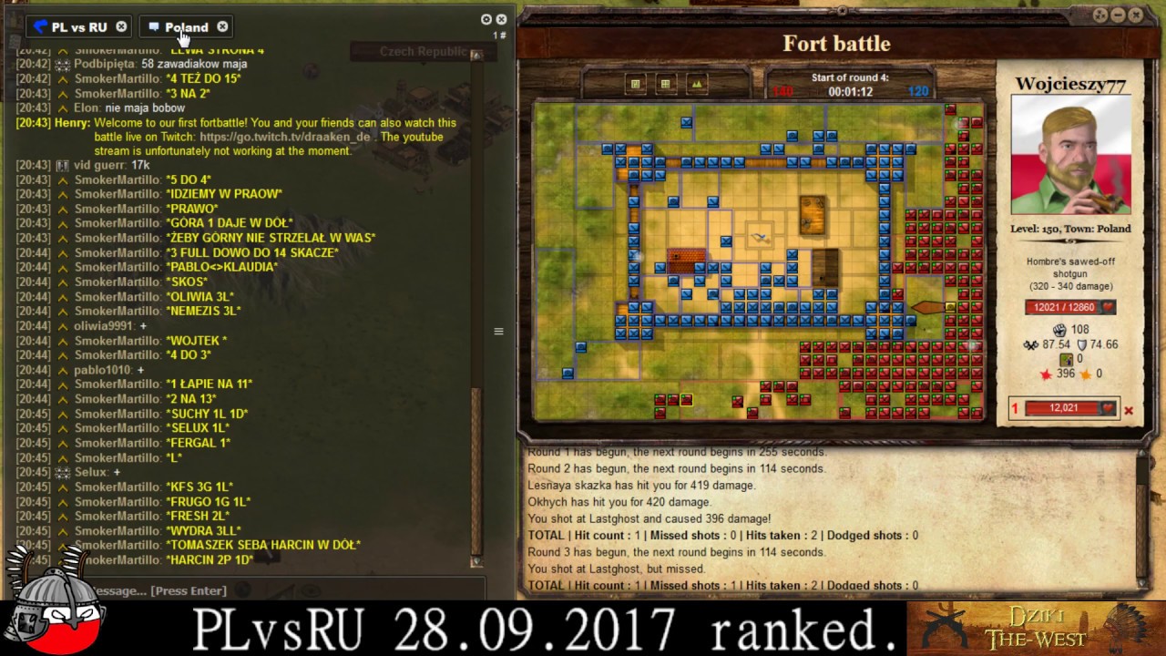 PLvsRU The-West International Fort Battle Championship