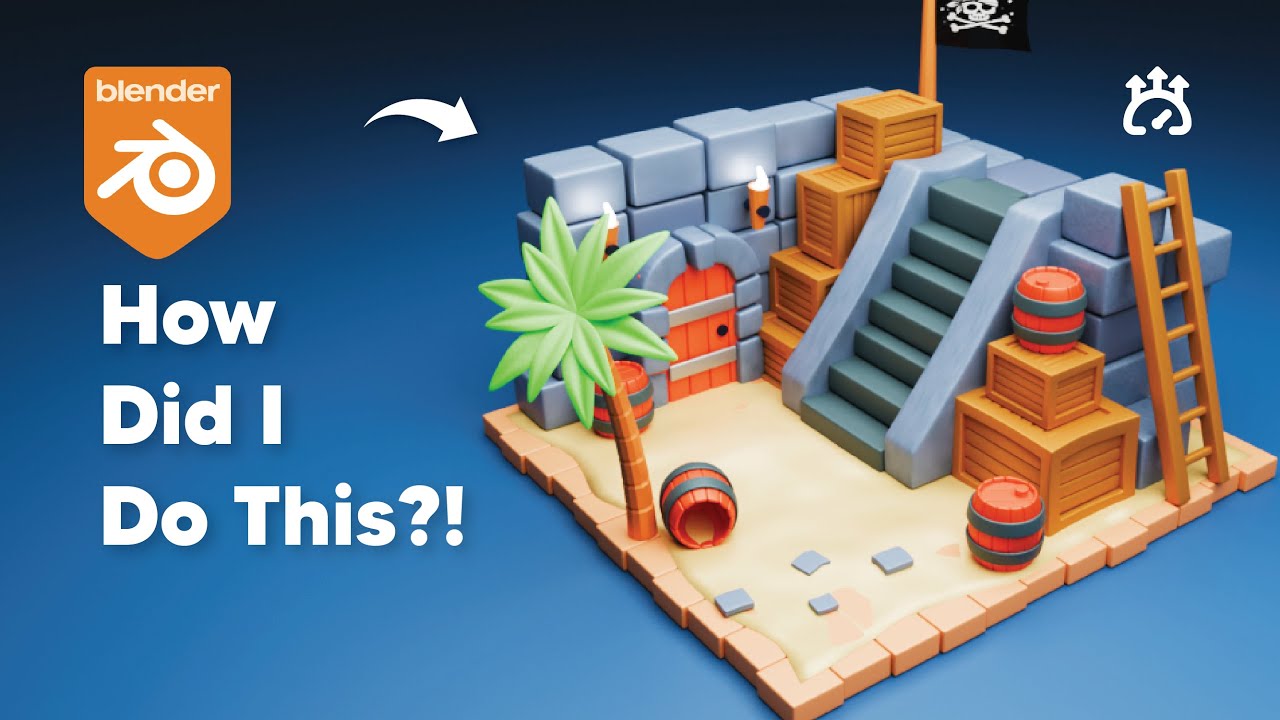 Watch This Desert Tower Come to Life in Blender 4.3! (Timelapse)  | BEY 3D