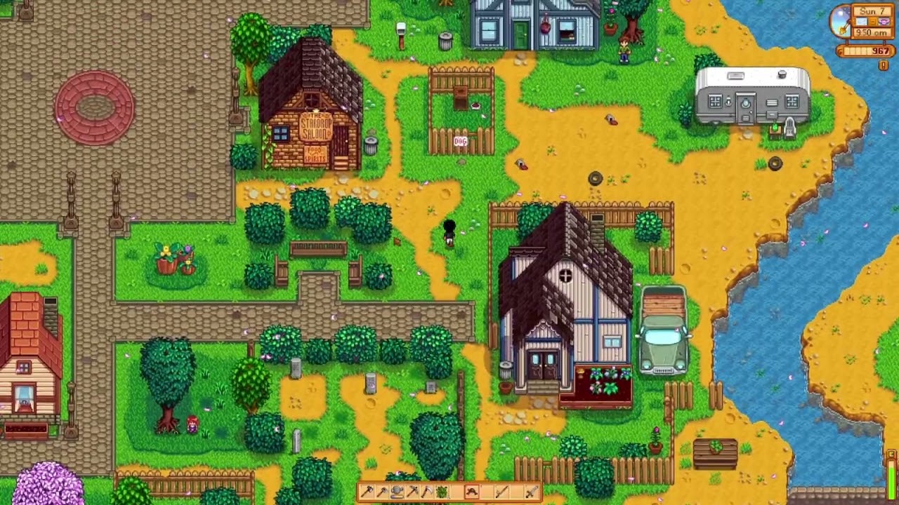 Kaen explores the mines and community center| No Commentary| Fall Asleep while I play Stardew Valley