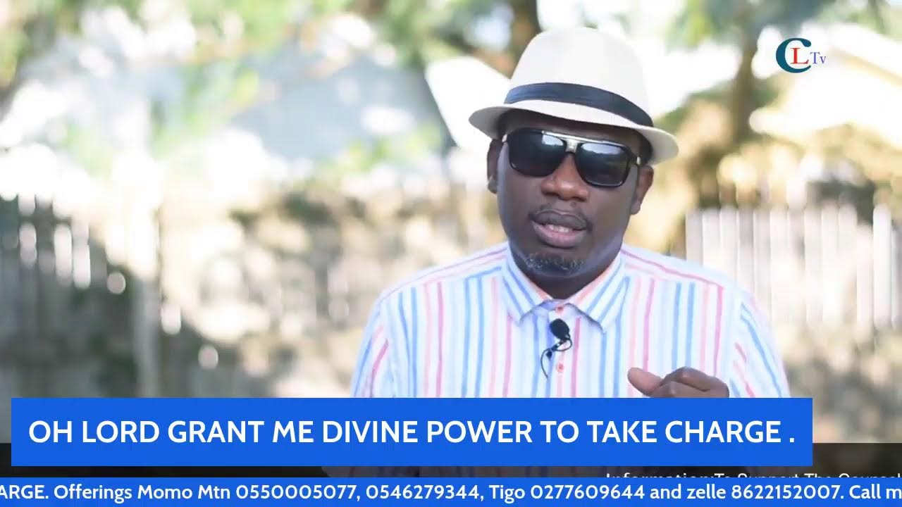 OH LORD GRANT POWER TO TAKE CHARGE.