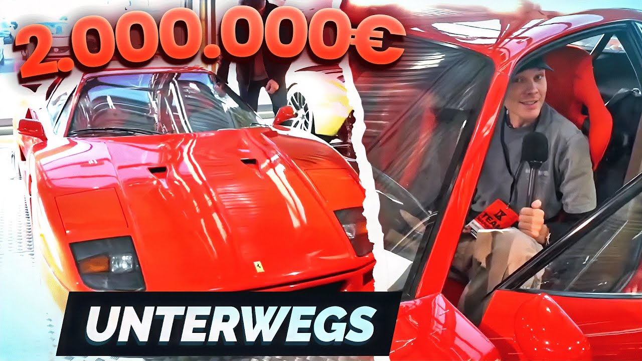 Ich setze mich in ein 2 Millionen Euro Ferrari 😱 | Unterwegs in Köln bei Baller League