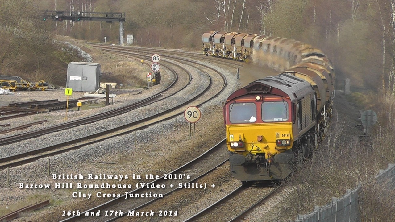 BR in the 2010s Barrow Hill Roundhouse & Clay Cross Junction on 16th & 17th March 2014