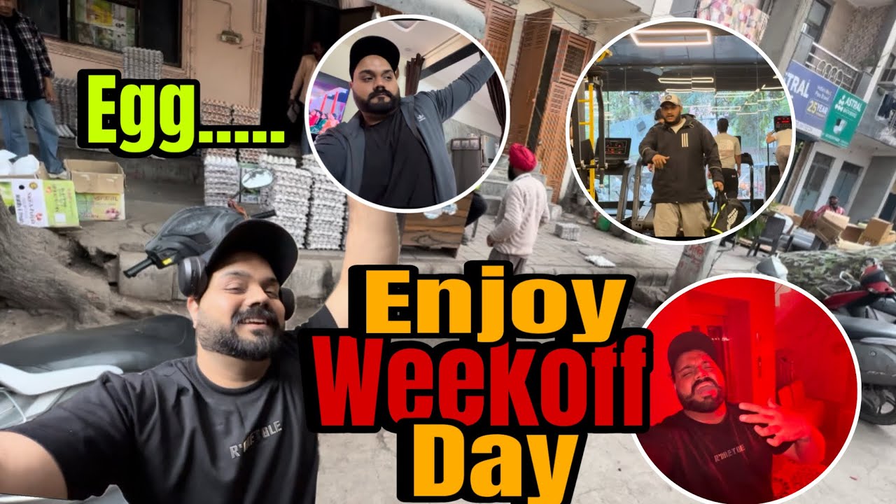 Weekoff day🤣full enjoy at home😉aj gym hilla dala😱vlog ke end mai…..🥴