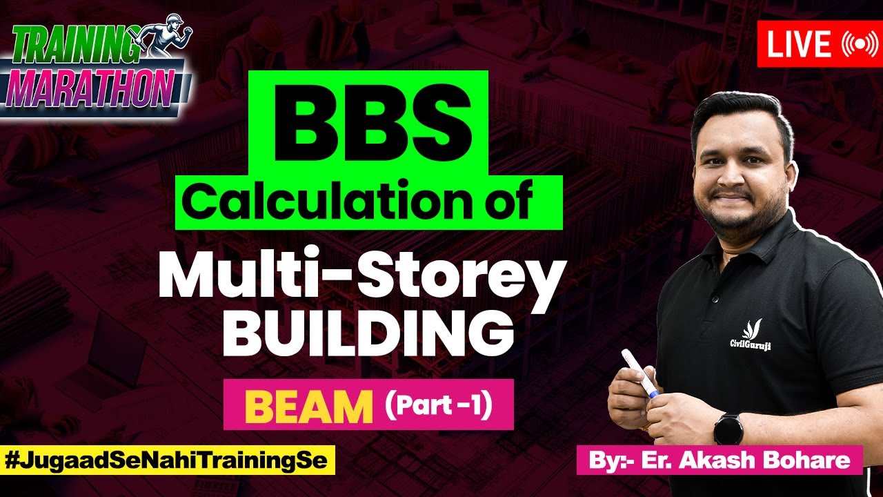 Bar Banding Schedule of Beam For Multi-Storey Building | Calculate Cutting Length of Steel in Beam