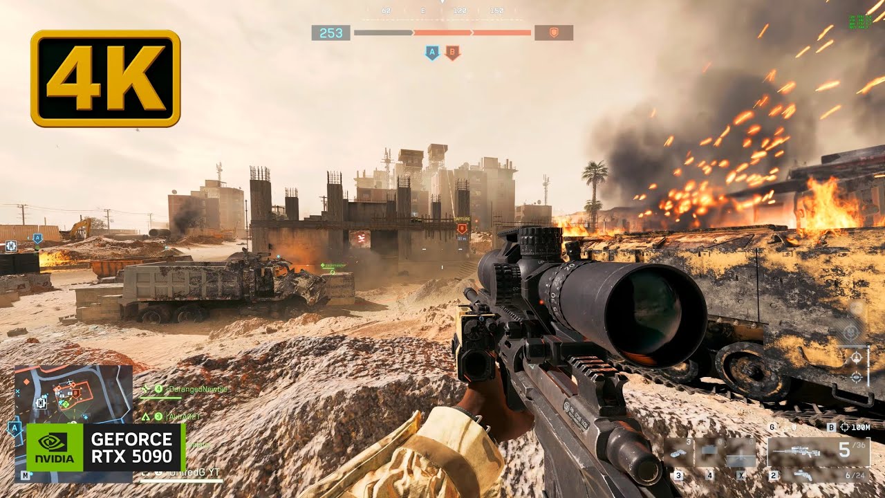 Battlefield 6 Multiplayer Gameplay [4K] — 1 Hour (No Commentary)