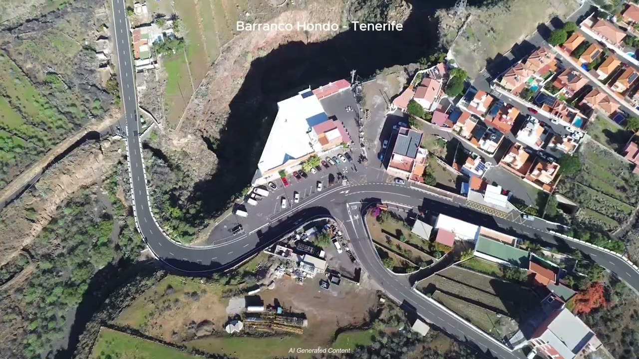 Fito Peña - Sobrevolando Barranco Hondo, Tenerife (Ia Generated Content)