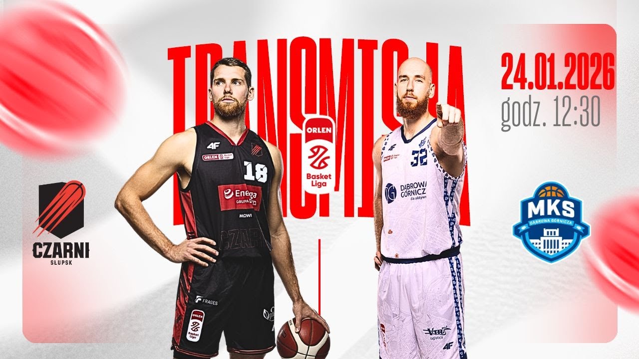 OBEJRZYJ NA ŻYWO 🔥 Energa Czarni Słupsk - MKS Dąbrowa Górnicza | 24.01.2026 / 12:30