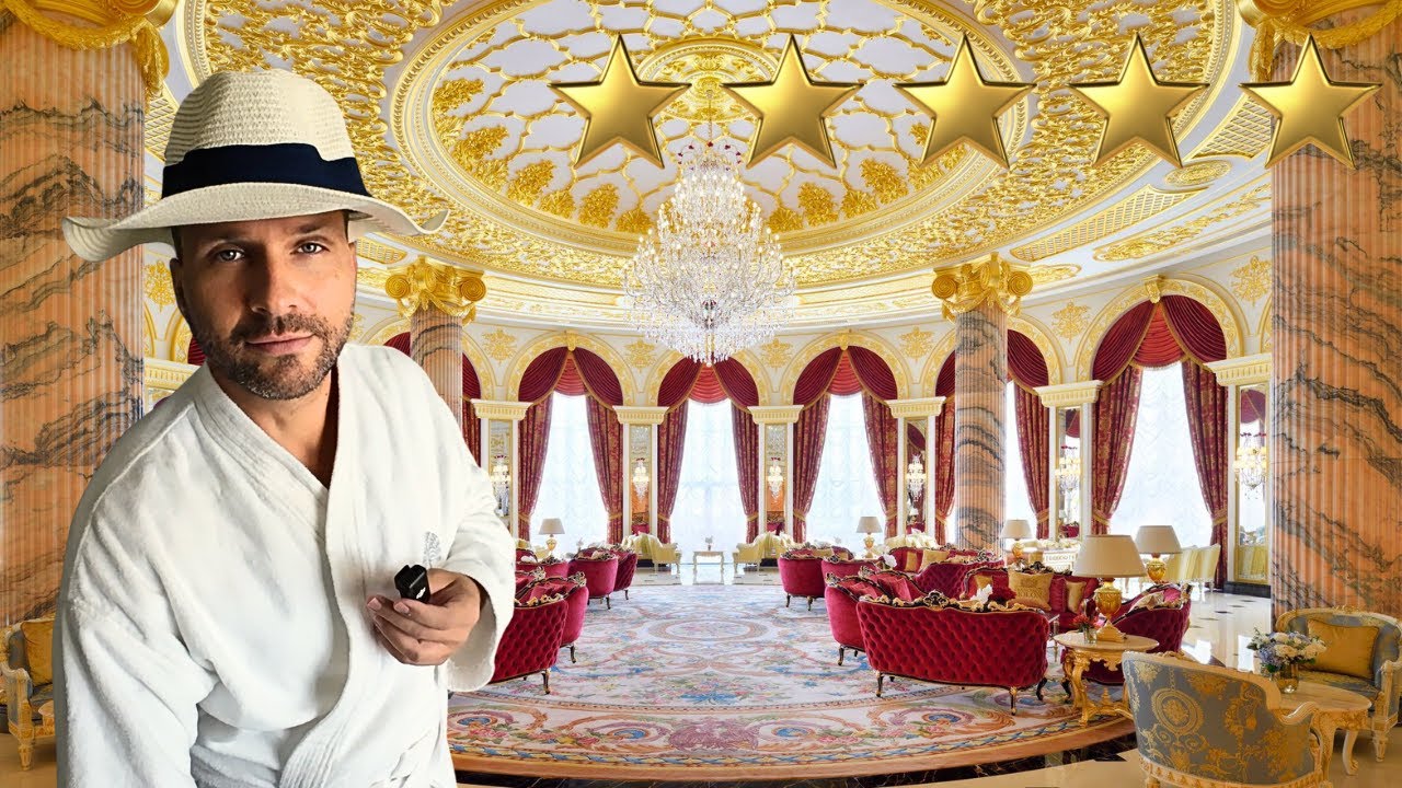 I Stayed at Raffles The Palm – Pink Marble, Gold & Crystal Everywhere