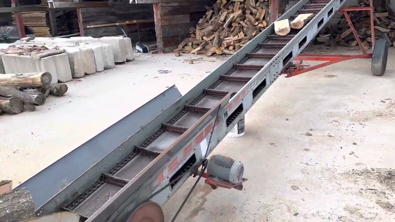 Homemade firewood processor
