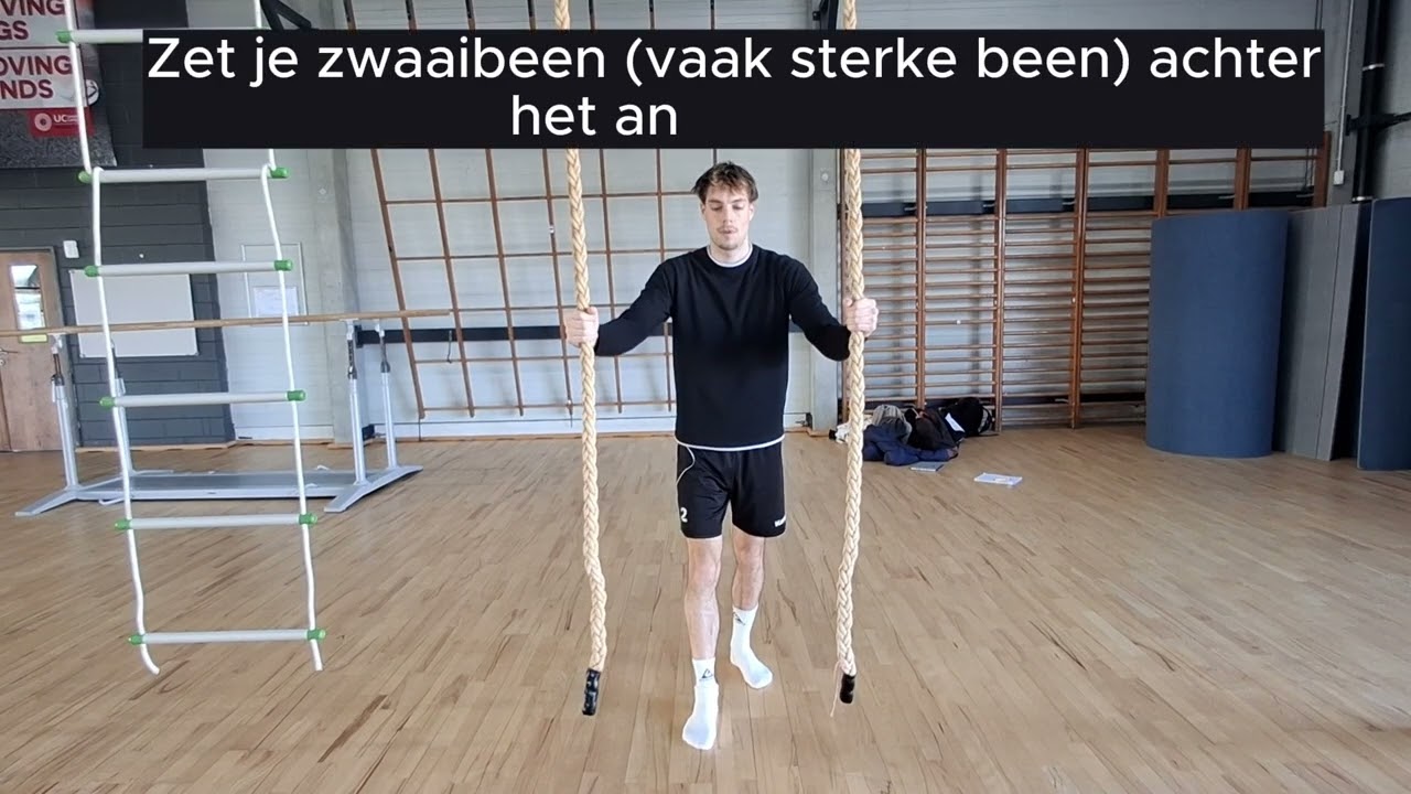 Swinging backflip