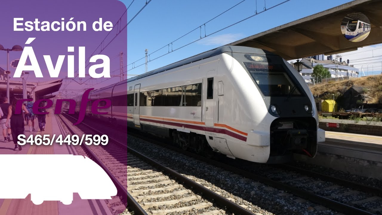 Circulaciones por la estación de Ávila