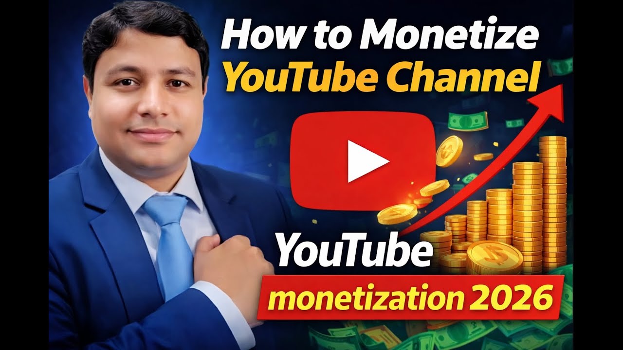 How to Monetize YouTube Channel | YouTube  monetization 2026