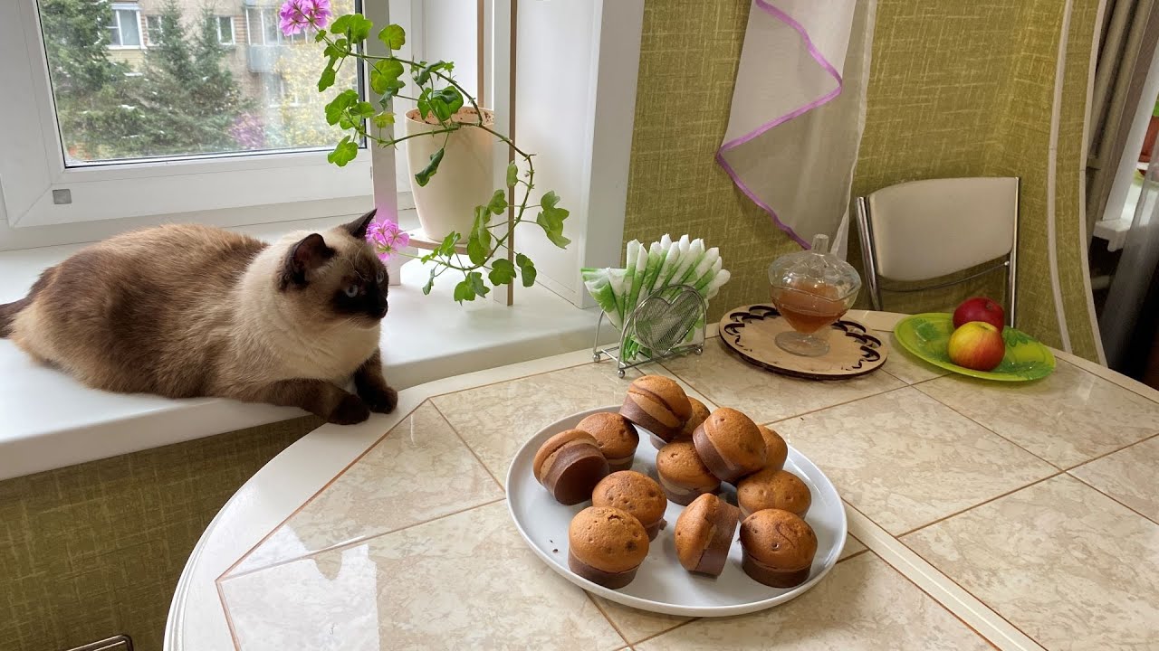 👌🔥Купила силиконовые формочки, тестирую.🧁 Пеку вкусные кексы.