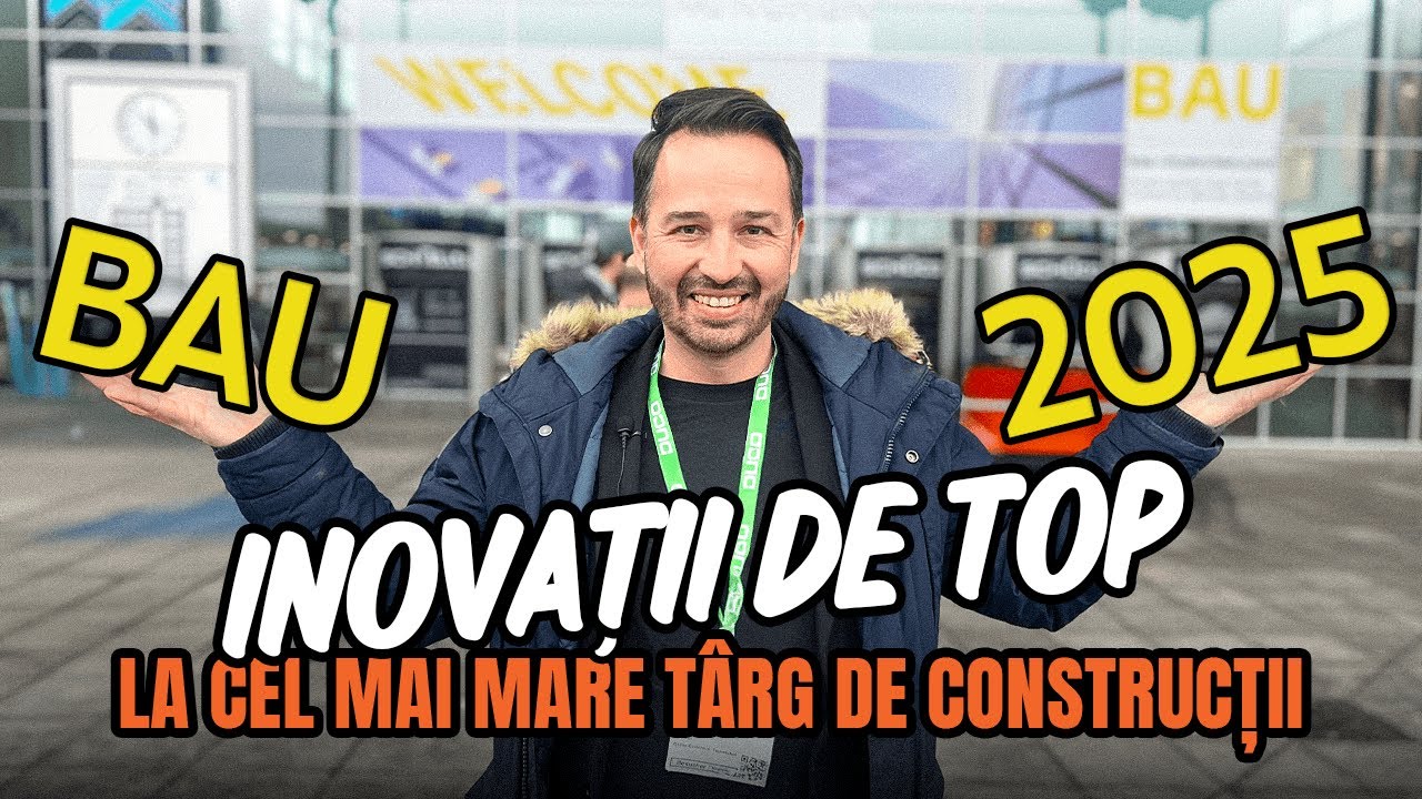 INOVATII de TOP la BAU 2025: cel mai mare targ de materiale de constructii&nbsp;din&nbsp;lume!