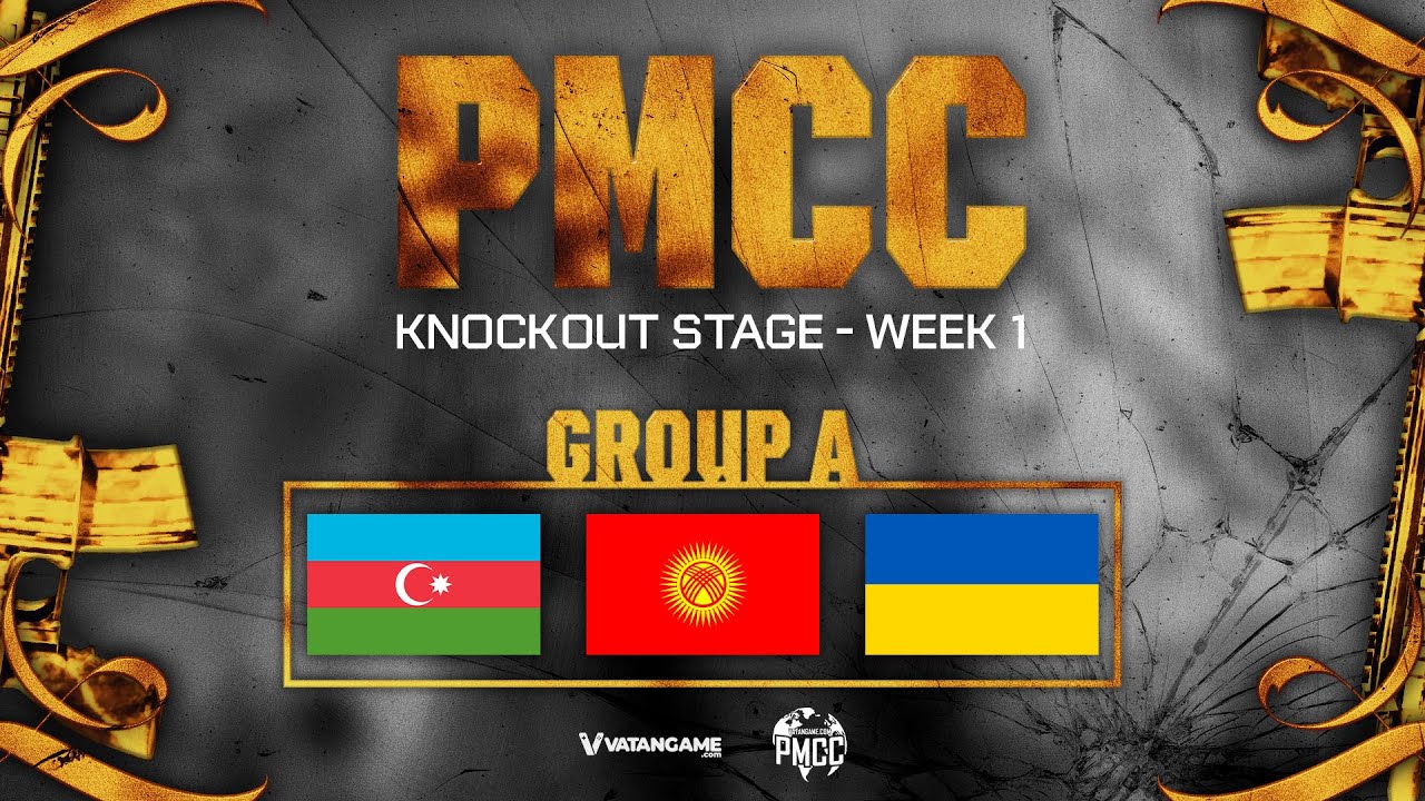 VATANGAME PMCC AZERBAYCAN UKRAYNA KIRGIZİSTAN  (A GRUBU 1. G&Uuml;N ) PUBG MOBILE &Uuml;LKELER ARASI TURNUVA