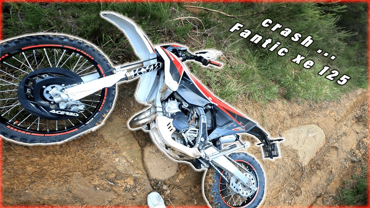Fantic xe 125 hard enduro pt.2 + Crash