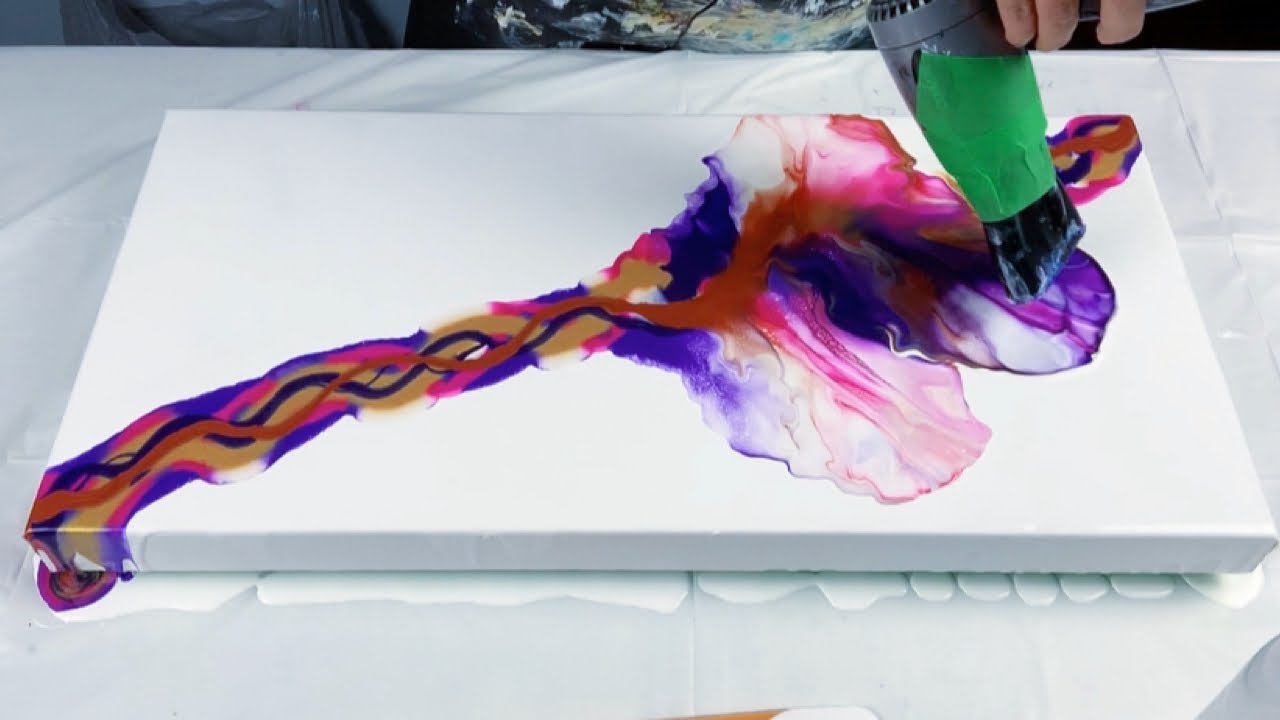 #169 - Magical Dutch Pour using Primary Elements | Fluid Artist | Acrylic Painting