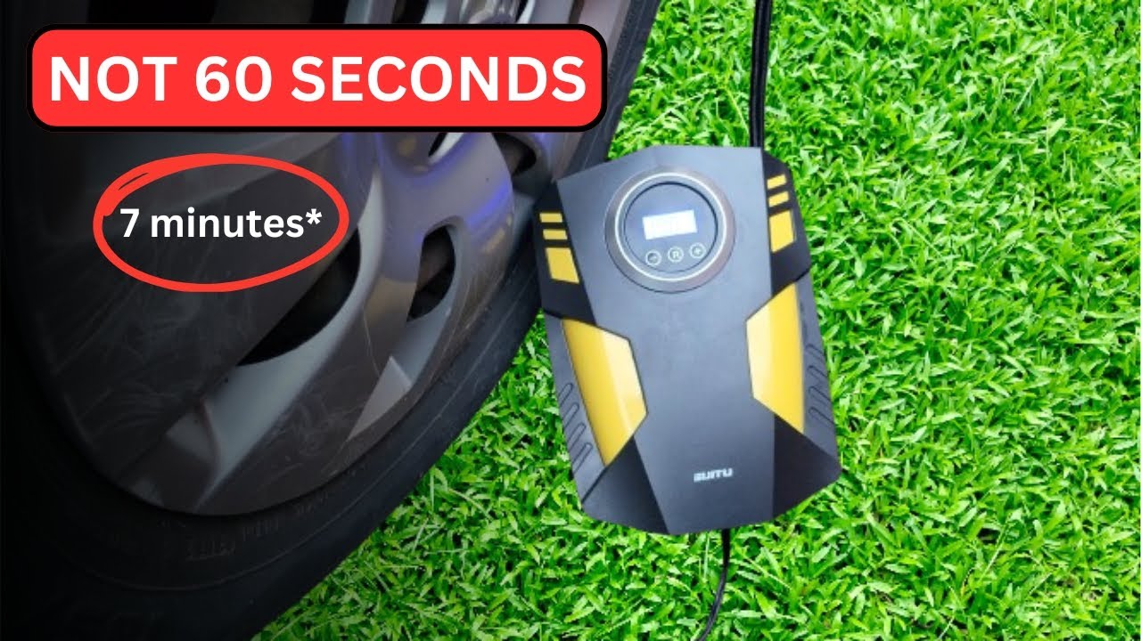 I tested portable SUITU air compressor, Portable PSI Test