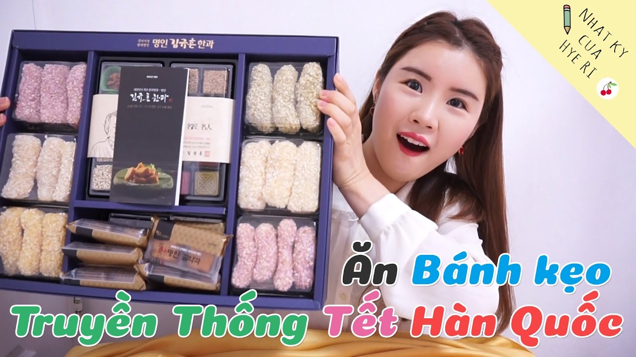 Ăn Bánh kẹo Truyền Thống Tết Hàn Quốc