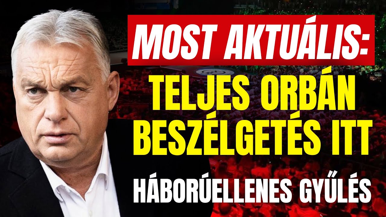 Orbán: Egyezkedek az amerikaiakkal és az oroszokkal is, készülünk a háború utánra!