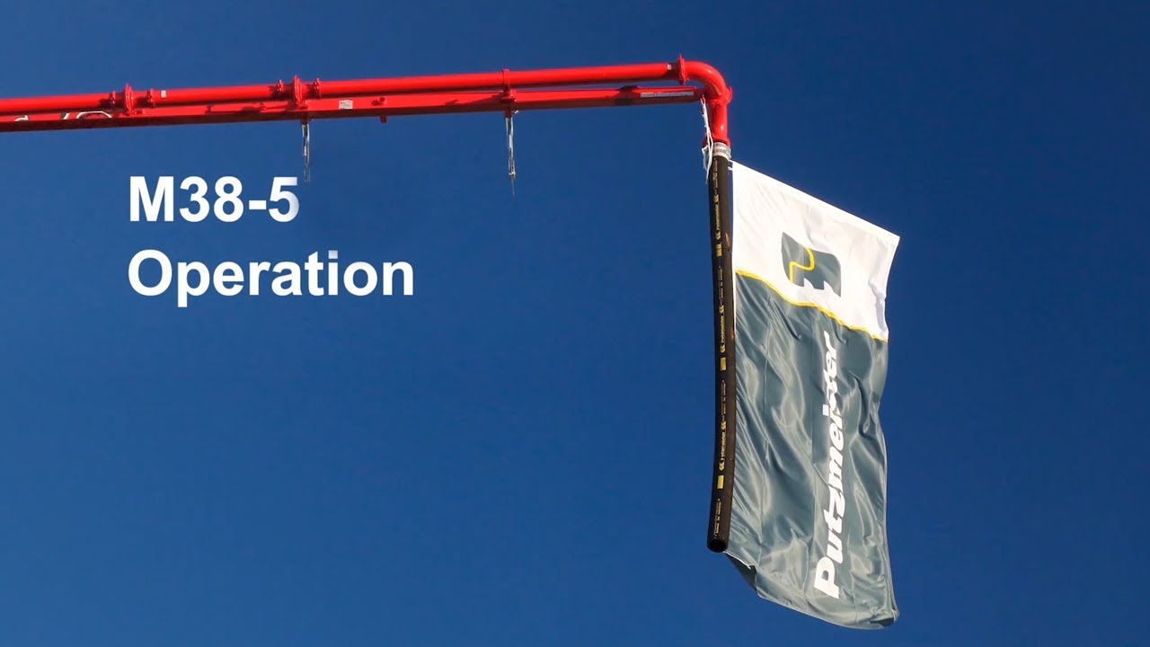 Putzmeister: M38-5 Operation