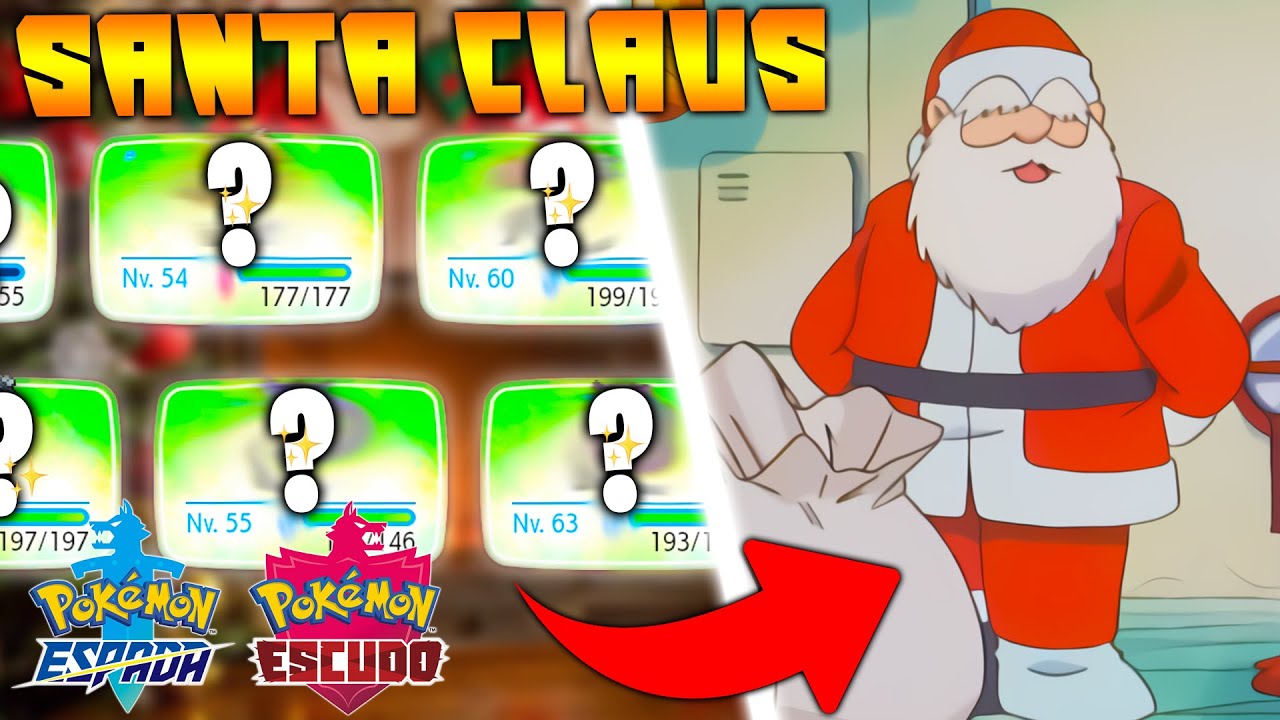¡EQUIPO de SANTA CLAUS! 🎅🏽🎄 ¡PAPA NOEL JUEGA en NAVIDAD! Combate ONLINE en Pokémon ESPADA y ESCUDO