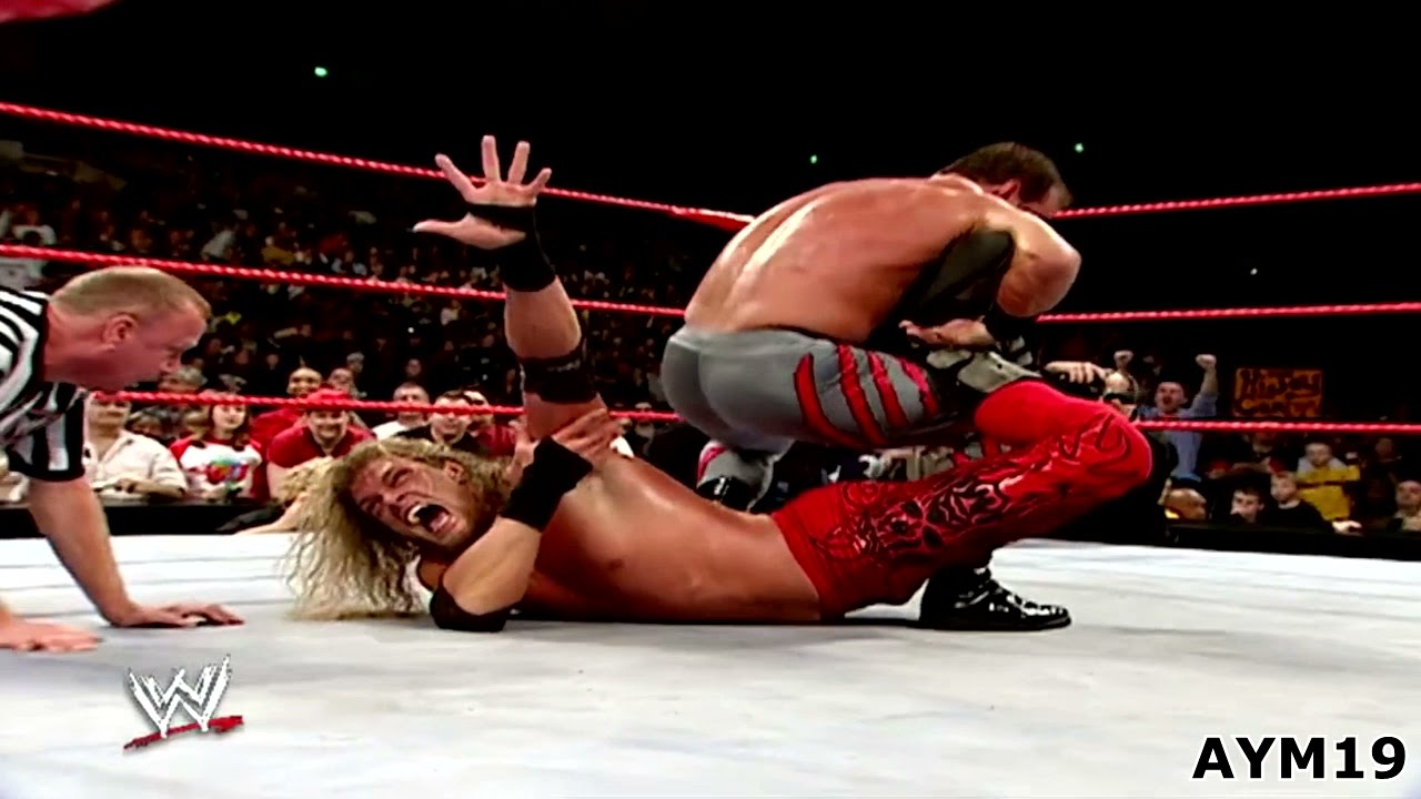 Triple H vs Chris Benoit vs Edge RAW 11/29/2004 Highlights