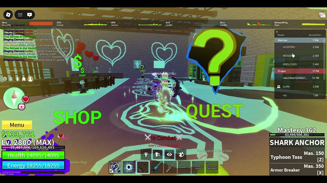 Jumping players for bounty :)