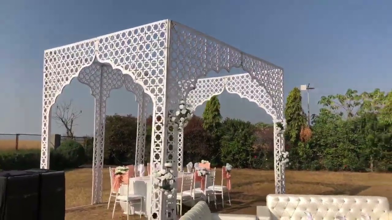 Pink themed walima Reception at Rawal MarQuee Islamabad bani gala 