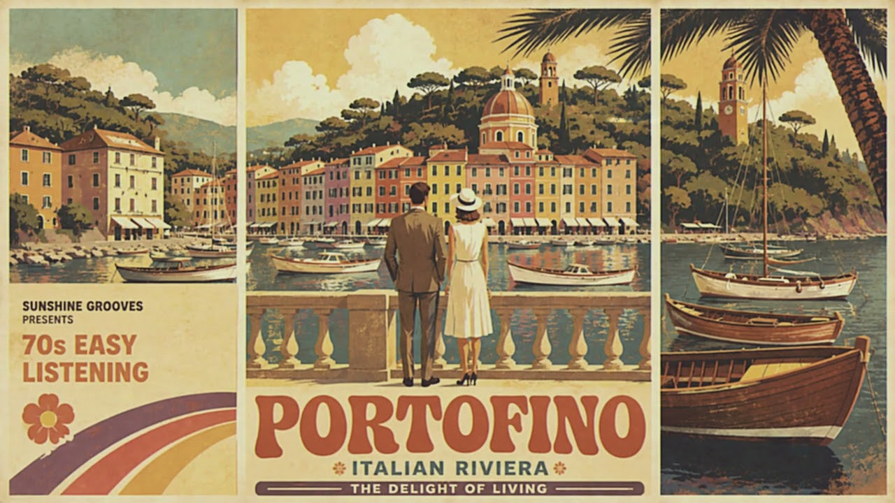 PORTOFINO 1970s | 70s Easy Listening, Italian Riviera Grooves & Vintage Summer Vibes
