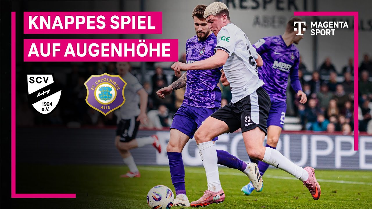 SC Verl - FC Erzgebirge Aue, Highlights mit Live-Kommentar | 3. Liga | MAGENTA SPORT