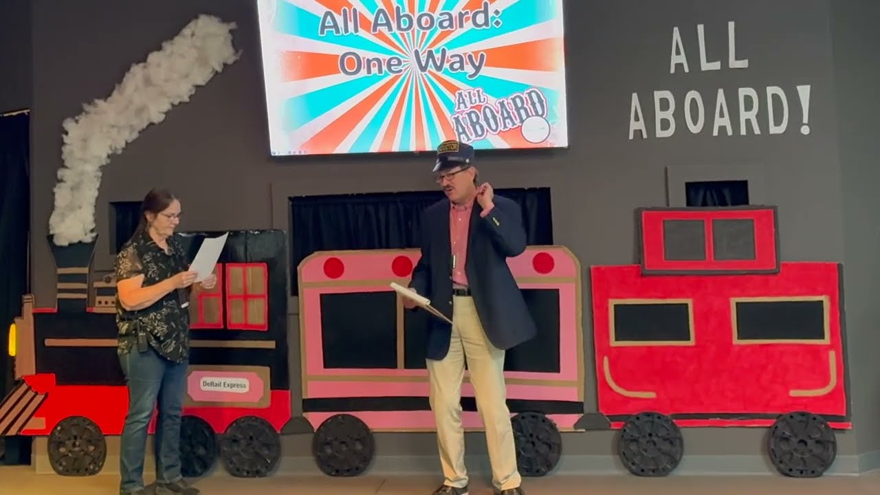 ROAR Children's Ministries skit "All Aboard - One Way!"