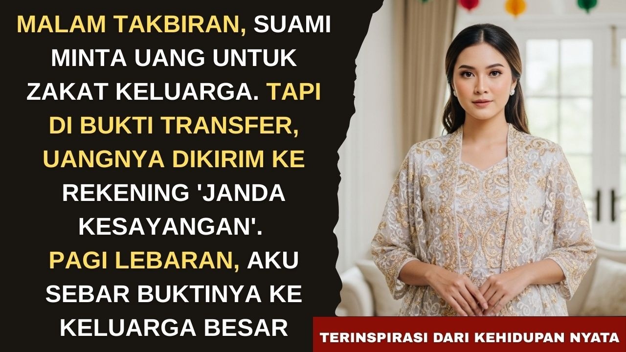 BILANGNYA UNTUK ZAKAT, TERNYATA UANG 7 JUTA DI TRANSFER KE SELINGKUHANNYA. AKU UNGKAP SAAT LEBARAN