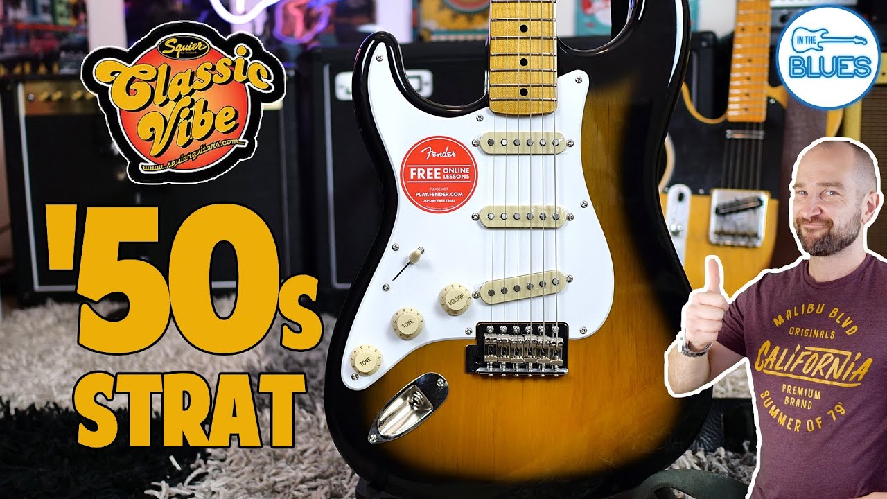 Повторный обзор Squier Classic Vibe 50s Stratocaster!