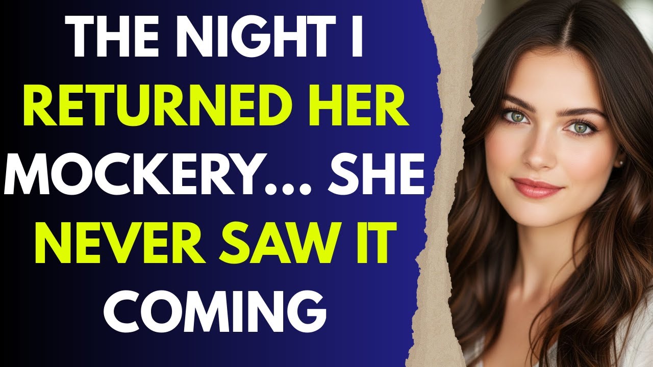 The Night I Returned Her Mockery… She Never Saw It Coming